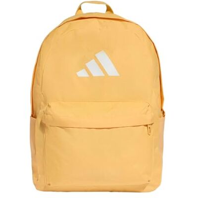 Adidas Unisex Adulto CLASSIC 3BARS BACKPACK, Semi Ice Tangerine/white, One size Adidas Unisex Adulto CLASSIC 3BARS BACKPACK, Semi Ice Tangerine/white, One size