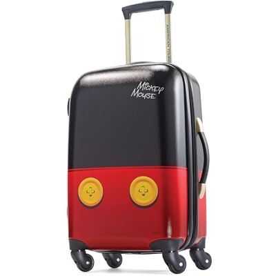 American Tourister Maleta rígida Disney con Ruedas giratorias, Negro, Rojo, Carry-On 21-Inch, Maleta rígida con Ruedas giratorias de Disney American Tourister Maleta rígida Disney con Ruedas giratorias, Negro, Rojo, Carry-On 21-Inch, Maleta rígida con Ruedas giratorias de Disney