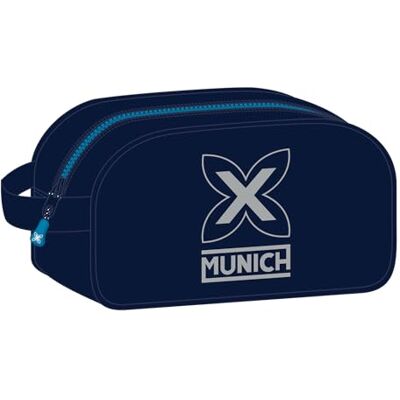 Safta Munich Nautic Neceser Escolar Infantil Mediano con Asa, Neceser Infantil, Adaptable a Carro, Fácil Limpieza, Cómodo y Versátil, Calidad y Resistencia, 26x12x15 cm, Color Azul Marino Safta Munich Nautic Neceser Escolar Infantil Mediano con Asa, Neceser Infantil, Adaptable a Carro, Fácil Limpieza, Cómodo y Versátil, Calidad y Resistencia, 26x12x15 cm, Color Azul Marino