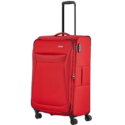 travelite Maleta de 4 ruedas tamaño L soft shell, serie de equipaje CHIOS con pliegues elásticos y protección en los bordes, carrito con aspecto atemporal, 78 cm, 90 97 litros travelite Maleta de 4 ruedas tamaño L soft shell, serie de equipaje CHIOS con pliegues elásticos y protección en los bordes, carrito con aspecto atemporal, 78 cm, 90 97 litros