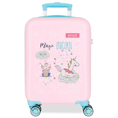 Enso Magic Unicorn Maleta de Cabina Rosa 33x50x20 cms Rígido 2 kgs Cierre de combinación Lateral ABS 2 kgs 33L Equipaje de Mano Enso Magic Unicorn Maleta de Cabina Rosa 33x50x20 cms Rígido 2 kgs Cierre de combinación Lateral ABS 2 kgs 33L Equipaje de Mano