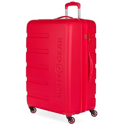 SwissGear 7366 Hardside Equipaje expandible con Ruedas giratorias, Red, Checked-Large 27-Inch, Equipaje Extensible rígido con Ruedas giratorias SwissGear 7366 Hardside Equipaje expandible con Ruedas giratorias, Red, Checked-Large 27-Inch, Equipaje Extensible rígido con Ruedas giratorias