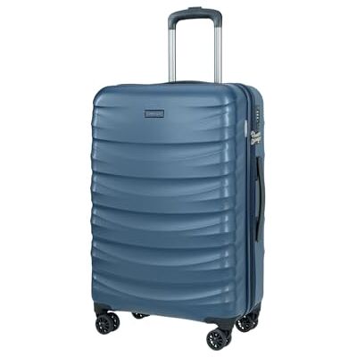 PUCCINI Maleta rígida de policarbonato Valencia Maleta de Mano Maleta Ligera de Viaje con Ruedas gemelas M-L-XL, Azul Oscuro, Medium, Equipaje de Mano PUCCINI Maleta rígida de policarbonato Valencia Maleta de Mano Maleta Ligera de Viaje con Ruedas gemelas M-L-XL, Azul Oscuro, Medium, Equipaje de Mano
