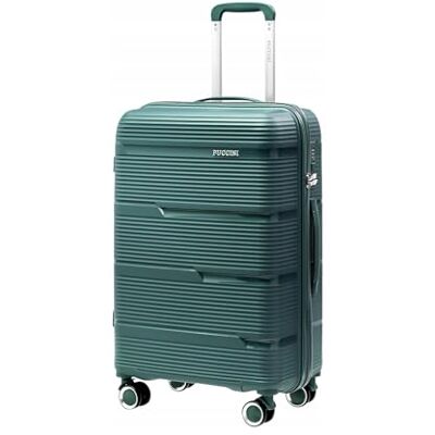 PUCCINI Casablanca Maleta de Equipaje de Mano (M/L/XL) Maleta rígida de Polipropileno con 4 Ruedas giratorias, candado de combinación, Ligero y Resistente, Mango telescópico Estable, Correas de PUCCINI Casablanca Maleta de Equipaje de Mano (M/L/XL) Maleta rígida de Polipropileno con 4 Ruedas giratorias, candado de combinación, Ligero y Resistente, Mango telescópico Estable, Correas de