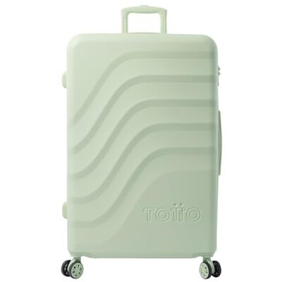 TOTTO Maleta Rígida Grande, Modelo Bazy+, 50 x 79 x 30.5 cm, Capacidad 100L, Expandible, Resistencia a Impactos, Ruedas 360º, Manija Telescópica, Correa Interna, Candado TSA, Color Meadow Mist TOTTO Maleta Rígida Grande, Modelo Bazy+, 50 x 79 x 30.5 cm, Capacidad 100L, Expandible, Resistencia a Impactos, Ruedas 360º, Manija Telescópica, Correa Interna, Candado TSA, Color Meadow Mist