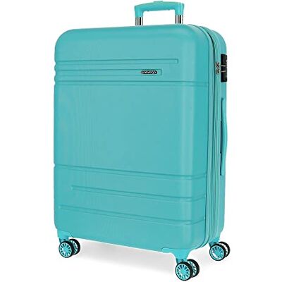 MOVOM Galaxy Maleta mediana, Turquesa ,48x68x27 cm, Rígida ABS Cierre de combinación lateral 72L 3,86 kgs 4 Ruedas dobles MOVOM Galaxy Maleta mediana, Turquesa ,48x68x27 cm, Rígida ABS Cierre de combinación lateral 72L 3,86 kgs 4 Ruedas dobles