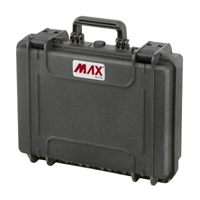 MAX Cases 380H115.079 Negro Maleta hermética vacía Dimensiones internas 380 x 270 x 115 mm MAX Cases 380H115.079 Negro Maleta hermética vacía Dimensiones internas 380 x 270 x 115 mm