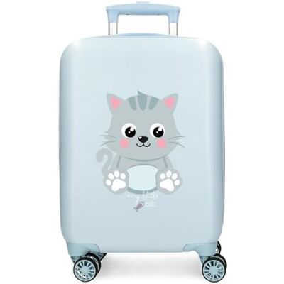 ROLL ROAD Happy Pets Maleta de Cabina Azul 33x50x20 cms Rígido 2 kgs Cierre de combinación Lateral ABS 2 kgs 28L Equipaje de Mano ROLL ROAD Happy Pets Maleta de Cabina Azul 33x50x20 cms Rígido 2 kgs Cierre de combinación Lateral ABS 2 kgs 28L Equipaje de Mano
