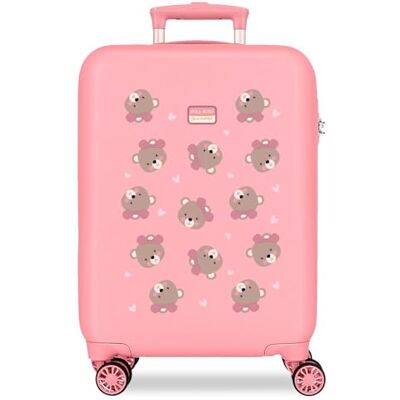 ROLL ROAD Baby Pets Maleta de Cabina Rosa 38x55x20 cm Rígida ABS Cierre de combinación Lateral 34L 2,6kg 4 Ruedas Dobles Equipaje de Mano ROLL ROAD Baby Pets Maleta de Cabina Rosa 38x55x20 cm Rígida ABS Cierre de combinación Lateral 34L 2,6kg 4 Ruedas Dobles Equipaje de Mano