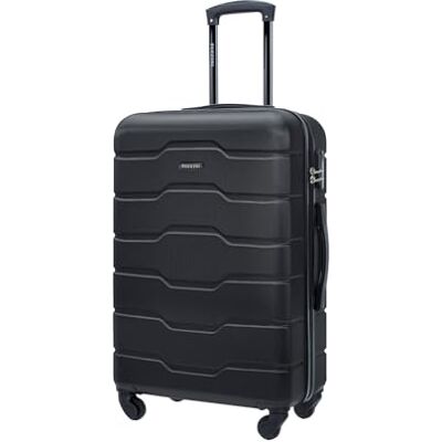 PUCCINI Alicante Maleta rígida Ligera con 4 Ruedas M-L-XL, Negro, Large, Large ( PUCCINI Alicante Maleta rígida Ligera con 4 Ruedas M-L-XL, Negro, Large, Large (