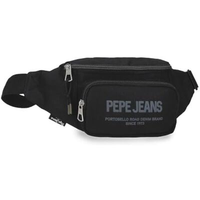 Pepe Jeans Edward Riñonera Negro 35x13x5 cm Poliéster by Joumma Bags Pepe Jeans Edward Riñonera Negro 35x13x5 cm Poliéster by Joumma Bags