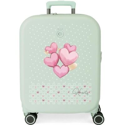 Enso Hearts Maleta de Cabina Verde 40x55x20 cms Rígido 3,22 kgs Cierre TSA ABS 3,22 kgs 37L Equipaje de Mano Enso Hearts Maleta de Cabina Verde 40x55x20 cms Rígido 3,22 kgs Cierre TSA ABS 3,22 kgs 37L Equipaje de Mano