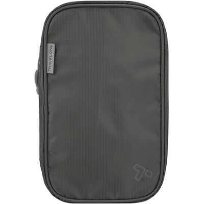 Travelon Kit de Aseo Compacto para Colgar, Carbón Vegetal, Talla única Travelon Kit de Aseo Compacto para Colgar, Carbón Vegetal, Talla única