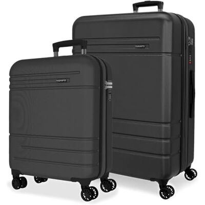 MOVOM Joumma Galaxy Juego de Maletas Antracita 55/68 cm Rígida ABS Candado de combinación Integrado 111L 6,5kg 4 Ruedas Dobles Extensible Equipaje de Mano MOVOM Joumma Galaxy Juego de Maletas Antracita 55/68 cm Rígida ABS Candado de combinación Integrado 111L 6,5kg 4 Ruedas Dobles Extensible Equipaje de Mano