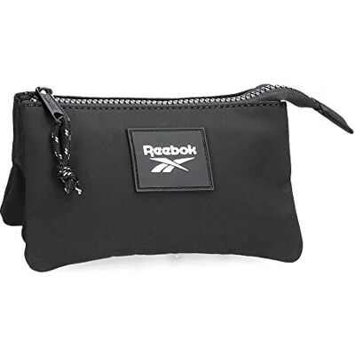 Reebok Elsie Neceser Tres Compartimentos Negro 17,5x9,5x2 cms Poliéster Reebok Elsie Neceser Tres Compartimentos Negro 17,5x9,5x2 cms Poliéster