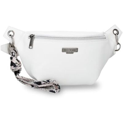 Pepe Jeans Margaret Riñonera Blanco 26x12x9 cms Poliéster y PU by Joumma Bags Pepe Jeans Margaret Riñonera Blanco 26x12x9 cms Poliéster y PU by Joumma Bags