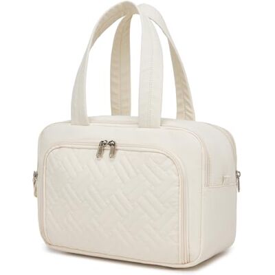 Kono Neceser Mujer de Viaje Grande Neceser Maquillaje Impermeable Bolsa de Aseo con Gran Apertura Organizador de Artículos de Tocador y Cosméticos Kono Neceser Mujer de Viaje Grande Neceser Maquillaje Impermeable Bolsa de Aseo con Gran Apertura Organizador de Artículos de Tocador y Cosméticos