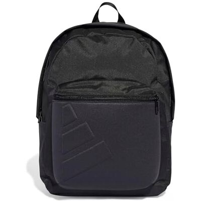 Adidas Unisex Adulto ESSENTIALS EMBOSSED LOGO BACKPACK, carbon, One size Adidas Unisex Adulto ESSENTIALS EMBOSSED LOGO BACKPACK, carbon, One size