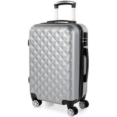 ITACA Maleta de cabina 55x40x20 Maletas De Viaje Cabina Rígidas Trolley Con 4 R ITACA Maleta de cabina 55x40x20 Maletas De Viaje Cabina Rígidas Trolley Con 4 R