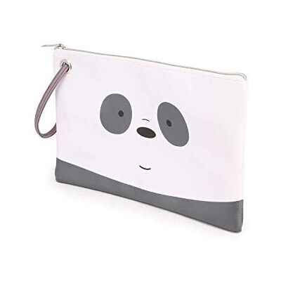 KARACTERMANIA We Bare Bears Somos Osos Panda-Bolsa de Aseo Sunny, Blanco, 29.5 x 20 cm KARACTERMANIA We Bare Bears Somos Osos Panda-Bolsa de Aseo Sunny, Blanco, 29.5 x 20 cm