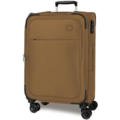 MOVOM Atlanta Maleta Mediana Champagne 42x66x25 cm Blanda Cierre TSA 59L 3,3kg 4 Ruedas Dobles MOVOM Atlanta Maleta Mediana Champagne 42x66x25 cm Blanda Cierre TSA 59L 3,3kg 4 Ruedas Dobles