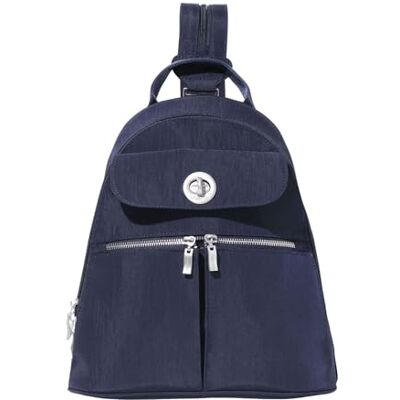 Baggallini Naples Convertible Backpack Travel Sling Crossbody 12" Nylon Handbag w/RFID & Padded Tablet Sleeve Baggallini Naples Convertible Backpack Travel Sling Crossbody 12" Nylon Handbag w/RFID & Padded Tablet Sleeve