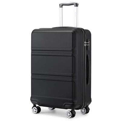 Kono Maleta Mediana 24", Equipaje Facturado, Negro Kono Maleta Mediana 24", Equipaje Facturado, Negro