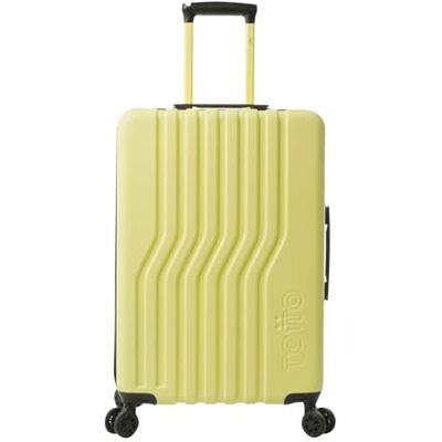 TOTTO Maleta Rígida Mediana, Modelo Nomad M, 40 x 56 x 24 cm, Capacidad 53 L, Resistente a Impactos, Ruedas Dobles 360º, Manija Telescópica, Correas Internas, Candado 3 Dígitos, Color Yellow Iris TOTTO Maleta Rígida Mediana, Modelo Nomad M, 40 x 56 x 24 cm, Capacidad 53 L, Resistente a Impactos, Ruedas Dobles 360º, Manija Telescópica, Correas Internas, Candado 3 Dígitos, Color Yellow Iris