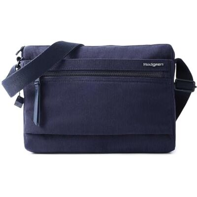 Hedgren HIC176M Eye M Shoulder Bag Medium + RFID Corduroy Peacoat Blue Hedgren HIC176M Eye M Shoulder Bag Medium + RFID Corduroy Peacoat Blue