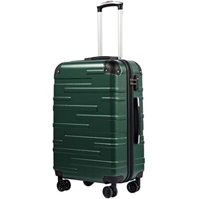 COOLIFE Maleta de Cabina de 56 cm M, Maleta rígida de 38 L, Cerradura TSA 56x39x22cm para EasyJet, carcasa rígida de ABS ligera, ruedas silenciosas de 360°, cremallera YKK, viajes cortos y en avión COOLIFE Maleta de Cabina de 56 cm M, Maleta rígida de 38 L, Cerradura TSA 56x39x22cm para EasyJet, carcasa rígida de ABS ligera, ruedas silenciosas de 360°, cremallera YKK, viajes cortos y en avión