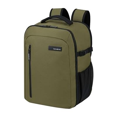 Samsonite Roader Mochila Cabina 40x30x20 cm Equipaje de Mano para Ryanair, Wizz Air & Vueling, Bolsa Underseat con Compartimento PC 15.6", 26 L, 0.70 KG, Verde (Olive) Samsonite Roader Mochila Cabina 40x30x20 cm Equipaje de Mano para Ryanair, Wizz Air & Vueling, Bolsa Underseat con Compartimento PC 15.6", 26 L, 0.70 KG, Verde (Olive)