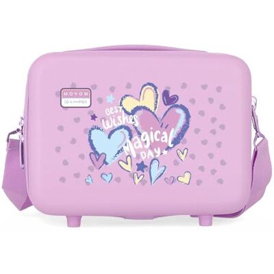 MOVOM Best Wishes Nececer Adaptable Lila 29x21x15 cm Rígido ABS 9,1L 0,8 kgs MOVOM Best Wishes Nececer Adaptable Lila 29x21x15 cm Rígido ABS 9,1L 0,8 kgs