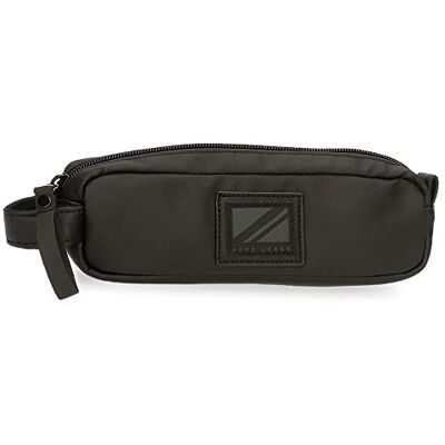 Pepe Jeans Hoxton Estuche Negro 19x5x3,5 cms Poliéster y PU Pepe Jeans Hoxton Estuche Negro 19x5x3,5 cms Poliéster y PU