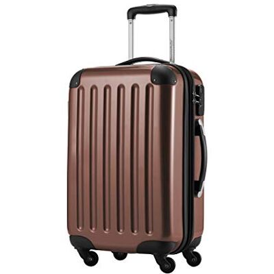 HAUPTSTADTKOFFER Alex Maleta de Cabina 55x38x23 cm, 42 L, Cerradura de Combinación, Trolley Rígido Expandible PC/ABS, 3,2 kg, 4 Ruedas Dobles, Marrón HAUPTSTADTKOFFER Alex Maleta de Cabina 55x38x23 cm, 42 L, Cerradura de Combinación, Trolley Rígido Expandible PC/ABS, 3,2 kg, 4 Ruedas Dobles, Marrón