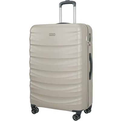 PUCCINI Maleta rígida de policarbonato Valencia Maleta de Mano Maleta Ligera de Viaje con Ruedas gemelas M-L-XL, champán, Medium, Equipaje de Mano PUCCINI Maleta rígida de policarbonato Valencia Maleta de Mano Maleta Ligera de Viaje con Ruedas gemelas M-L-XL, champán, Medium, Equipaje de Mano