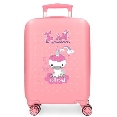ROLL ROAD I Am Unicorn Maleta de Cabina Rosa 33x50x20 cms Rígida ABS Cierre de combinación Lateral 28,4L 2 kgs 4 Ruedas Dobles Equipaje Mano ROLL ROAD I Am Unicorn Maleta de Cabina Rosa 33x50x20 cms Rígida ABS Cierre de combinación Lateral 28,4L 2 kgs 4 Ruedas Dobles Equipaje Mano