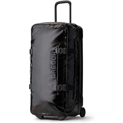 Gregory Divide Rollers Alpaca Wheeled Duffel 100 Bolsa con Ruedas, 81 cm, 100 L, 3.96 KG, Resistente a la Intemperie, Organización Interior Inteligente, Negro (Obsidian Black) Gregory Divide Rollers Alpaca Wheeled Duffel 100 Bolsa con Ruedas, 81 cm, 100 L, 3.96 KG, Resistente a la Intemperie, Organización Interior Inteligente, Negro (Obsidian Black)