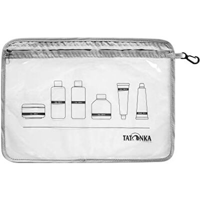 Tatonka TRAVEL BAG ZIP FLIGHT BAG A4 bolsa transparente Grey UNISEX ADULTOS Tatonka TRAVEL BAG ZIP FLIGHT BAG A4 bolsa transparente Grey UNISEX ADULTOS