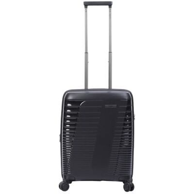 TOTTO Maleta Trolley Cabina, Modelo Traveler, 39 x 55.5 x 26.5 cm, Capacidad 48L, Rígida y Expandible, Ruedas 360º, Manija Telescópica, Correas Internas, Candado TSA, Color Negro TOTTO Maleta Trolley Cabina, Modelo Traveler, 39 x 55.5 x 26.5 cm, Capacidad 48L, Rígida y Expandible, Ruedas 360º, Manija Telescópica, Correas Internas, Candado TSA, Color Negro