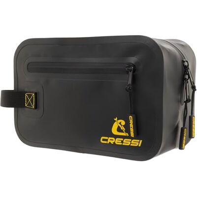CRESSI Lyos Dry Pouch Black-Bolsa Multiuso Impermeable Fabricada en PVC Tarpulin Negro, Diseñada para Transportar y Proteger Objetos y Accesorios Diversos del Agua, la Arena, el Polvo y Humedad CRESSI Lyos Dry Pouch Black-Bolsa Multiuso Impermeable Fabricada en PVC Tarpulin Negro, Diseñada para Transportar y Proteger Objetos y Accesorios Diversos del Agua, la Arena, el Polvo y Humedad
