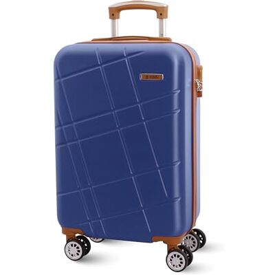 EL CABALLO Maletas de Viaje Cabina Maleta Cabina Maletas de Viaje Apta para Ryannair- Trolley Equipaje para Avion Resistente con 4 Ruedas de 360º y candado EL CABALLO Maletas de Viaje Cabina Maleta Cabina Maletas de Viaje Apta para Ryannair- Trolley Equipaje para Avion Resistente con 4 Ruedas de 360º y candado