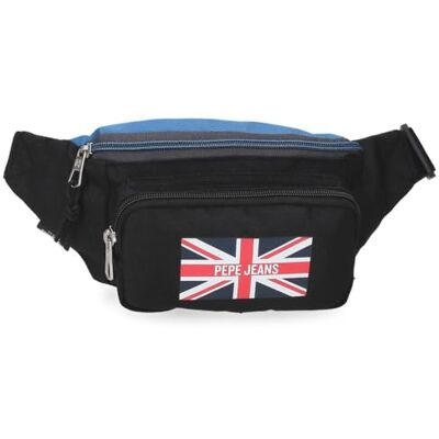 Pepe Jeans Henry Riñonera Negro 34x13x7 cm Poliéster by Joumma Bags Pepe Jeans Henry Riñonera Negro 34x13x7 cm Poliéster by Joumma Bags