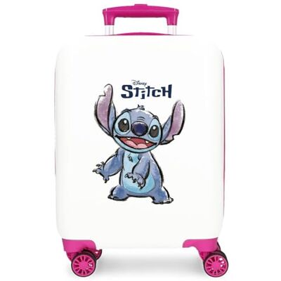 Disney Joumma Adorable Stitch Maleta de Cabina Blanco 33x50x20 cms Rígido 2 kgs Cierre de combinación Lateral ABS 2 kgs 33L Equipaje de Mano Disney Joumma Adorable Stitch Maleta de Cabina Blanco 33x50x20 cms Rígido 2 kgs Cierre de combinación Lateral ABS 2 kgs 33L Equipaje de Mano