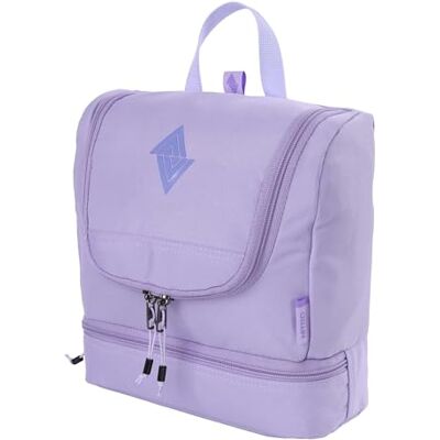 NITRO Travel Kit Bolsa de Aseo con Compartimento Inferior para Colgar, con Muchos Compartimentos de Almacenamiento, 25 x 24 x 11 cm, Lavanda NITRO Travel Kit Bolsa de Aseo con Compartimento Inferior para Colgar, con Muchos Compartimentos de Almacenamiento, 25 x 24 x 11 cm, Lavanda