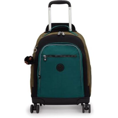 Kipling New ZEA Mochila Grande con Ruedas, Black Khaki Bl (Negro) Kipling New ZEA Mochila Grande con Ruedas, Black Khaki Bl (Negro)