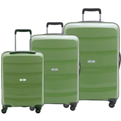 BIBA Maleta de Viaje Tipo Trolley, Maleta Grande Carri G CR28, Asa Trolley, Cierre con Cremallera, PP Polipropileno, Color Verde BIBA Maleta de Viaje Tipo Trolley, Maleta Grande Carri G CR28, Asa Trolley, Cierre con Cremallera, PP Polipropileno, Color Verde