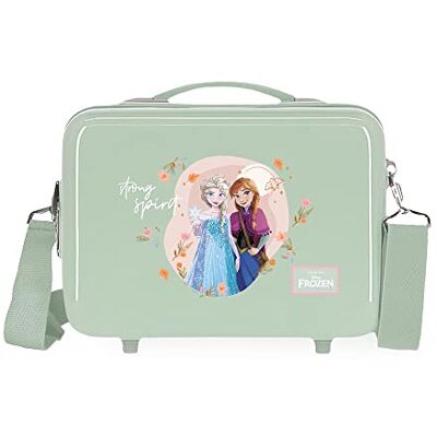 Disney Strong Spirit Neceser Adaptable con Bandolera Verde 29x21x15 cms Rígido ABS 9,14L 0,6 kgs Disney Strong Spirit Neceser Adaptable con Bandolera Verde 29x21x15 cms Rígido ABS 9,14L 0,6 kgs
