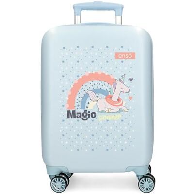 Enso Magic Summer Maleta de cabina Azul 33x50x20 cms Rígido 2 kgs Cierre de combinación lateral ABS 2 kgs 33L Equipaje de mano Enso Magic Summer Maleta de cabina Azul 33x50x20 cms Rígido 2 kgs Cierre de combinación lateral ABS 2 kgs 33L Equipaje de mano