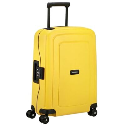 Samsonite S'Cure Renewed Spinner S, Equipaje de Mano, S (55 cm), 34 L, Amarillo (Yellow) Samsonite S'Cure Renewed Spinner S, Equipaje de Mano, S (55 cm), 34 L, Amarillo (Yellow)