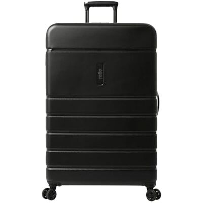 TOTTO Maleta Rígida Mediana, Modelo Prop L, 38.5 x 48.5 x 22 cm, Capacidad 115L, Resistente a Impactos, Ruedas 360º, Manija Telescópica, Correas Internas, Candado 3 Dígitos, Color Negro TOTTO Maleta Rígida Mediana, Modelo Prop L, 38.5 x 48.5 x 22 cm, Capacidad 115L, Resistente a Impactos, Ruedas 360º, Manija Telescópica, Correas Internas, Candado 3 Dígitos, Color Negro